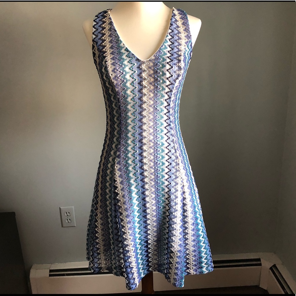 NWOT - Eighty sixty crocheted fit and flare dress